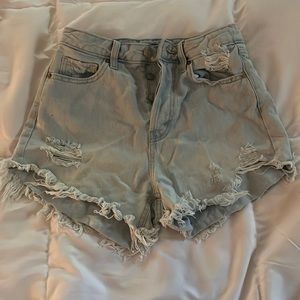 High waisted blue jean shorts never worn from wild fable